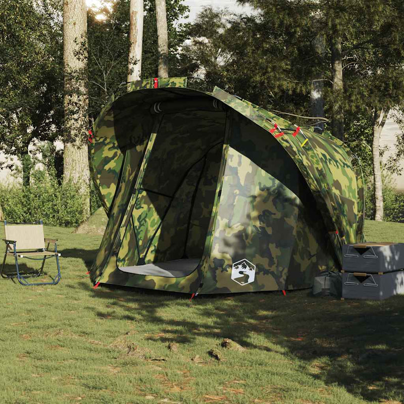 Afbeelding laden in galerijviewer, Vidaxl vistent 4-persoons waterdicht camouflage
