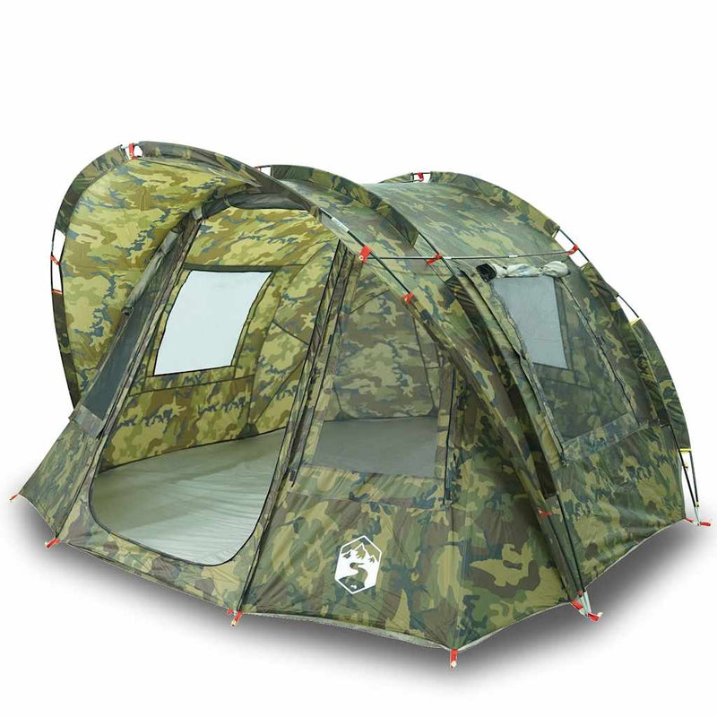 Afbeelding laden in galerijviewer, Vidaxl vistent 2-persoons waterdicht camouflage
