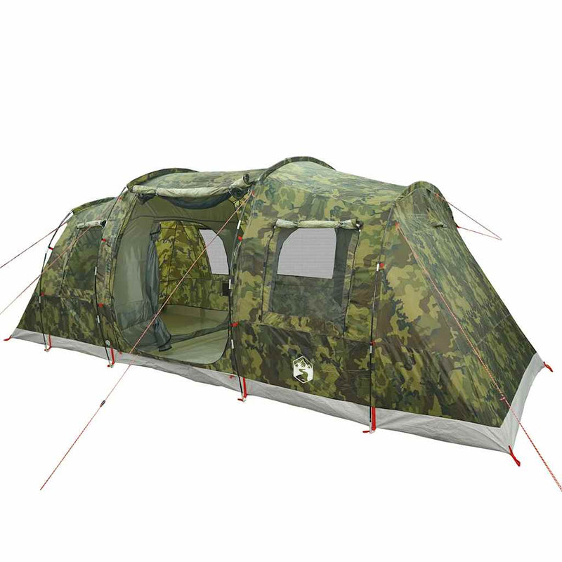 Afbeelding laden in galerijviewer, Vidaxl tunneltent 4-persoons waterdicht camouflage
