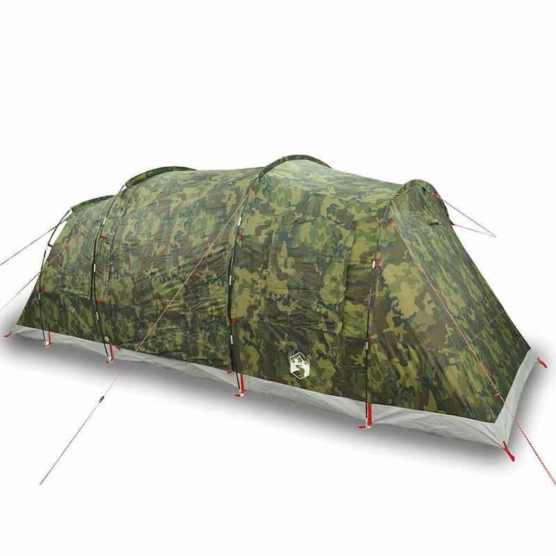 Afbeelding laden in galerijviewer, Vidaxl tunneltent 6-persoons waterdicht camouflage
