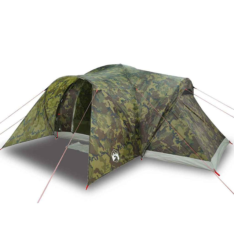 Afbeelding laden in galerijviewer, Vidaxl koepeltent 6-persoons waterdicht camouflage
