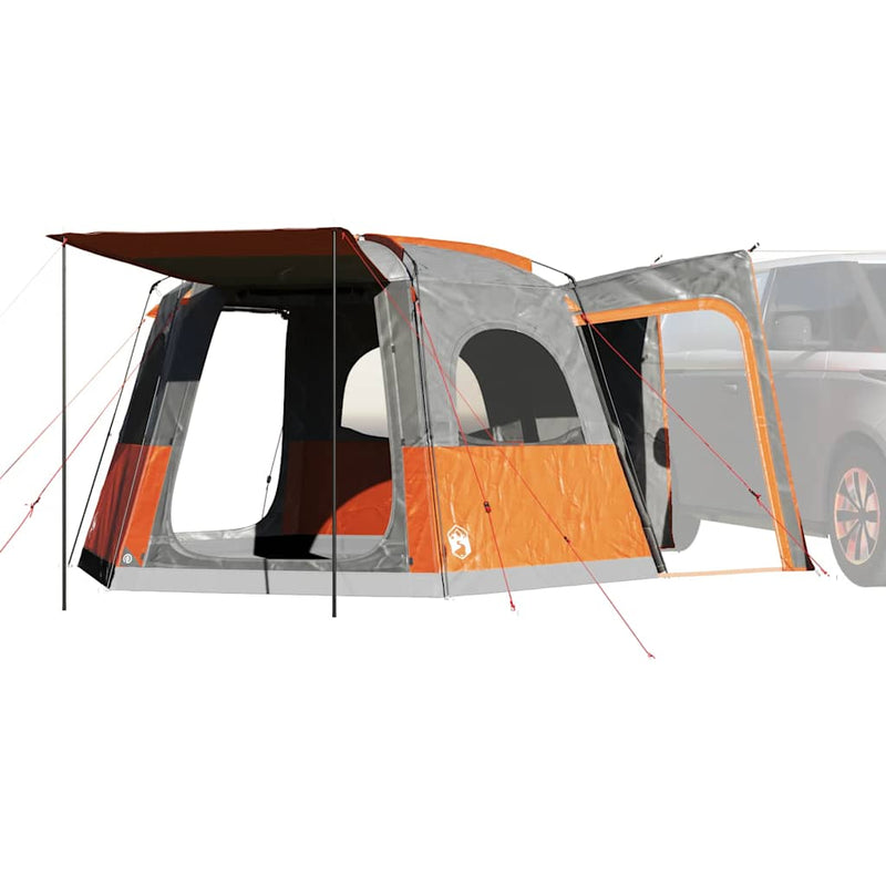 Afbeelding laden in galerijviewer, Vidaxl autotent 4-persoons waterdicht grijs en oranje
