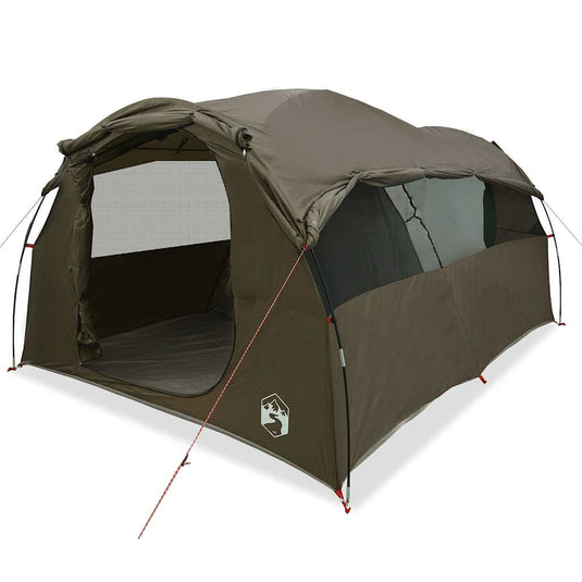 Vidaxl tunneltent 6-persoons waterdicht bruin