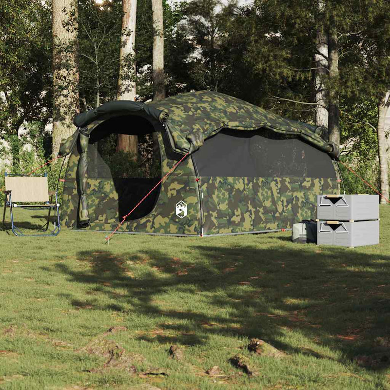 Afbeelding laden in galerijviewer, Vidaxl tunneltent 6-persoons waterdicht camouflage
