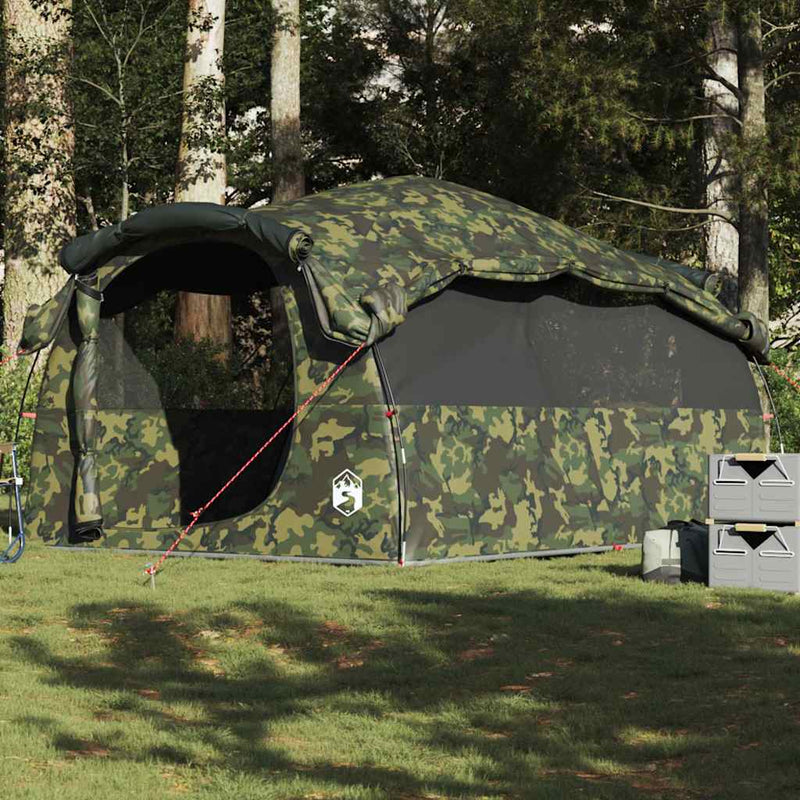 Afbeelding laden in galerijviewer, Vidaxl tunneltent 6-persoons waterdicht camouflage
