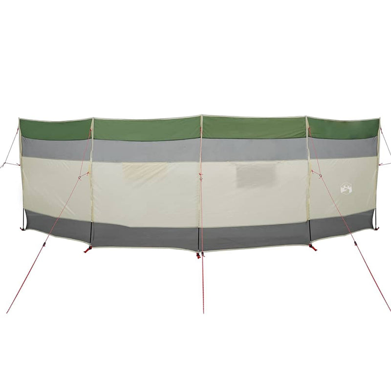 Afbeelding laden in galerijviewer, Vidaxl windscherm camping waterdicht 510x153 cm groen
