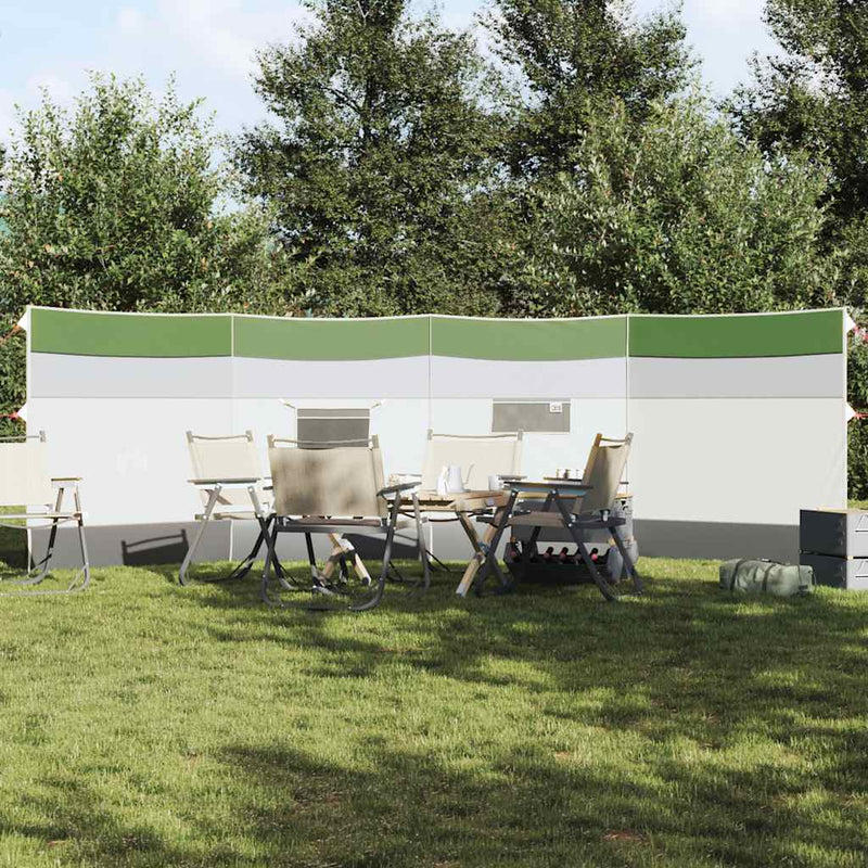Afbeelding laden in galerijviewer, Vidaxl windscherm camping waterdicht 510x153 cm groen
