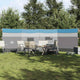 Vidaxl windscherm camping waterdicht 510x153 cm blauw
