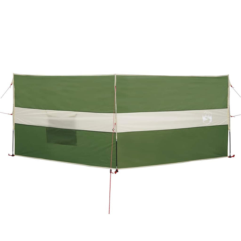 Afbeelding laden in galerijviewer, Vidaxl windscherm camping waterdicht 344x120 cm groen
