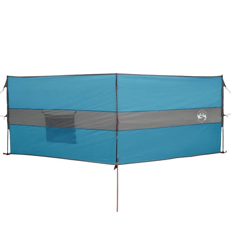 Afbeelding laden in galerijviewer, Vidaxl windscherm camping waterdicht 344x120 cm blauw

