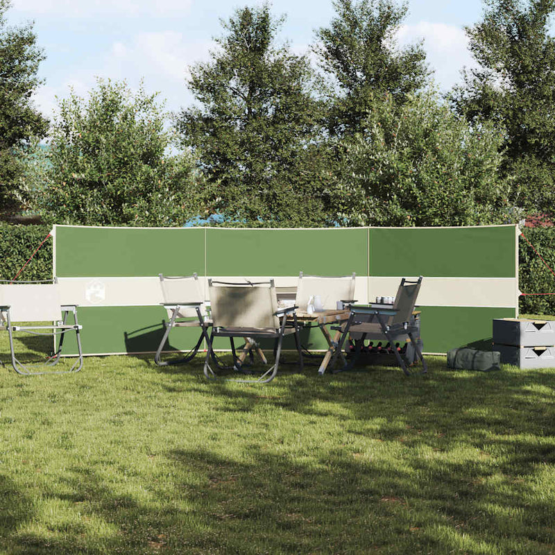 Afbeelding laden in galerijviewer, Vidaxl windscherm camping waterdicht 490x123 cm groen
