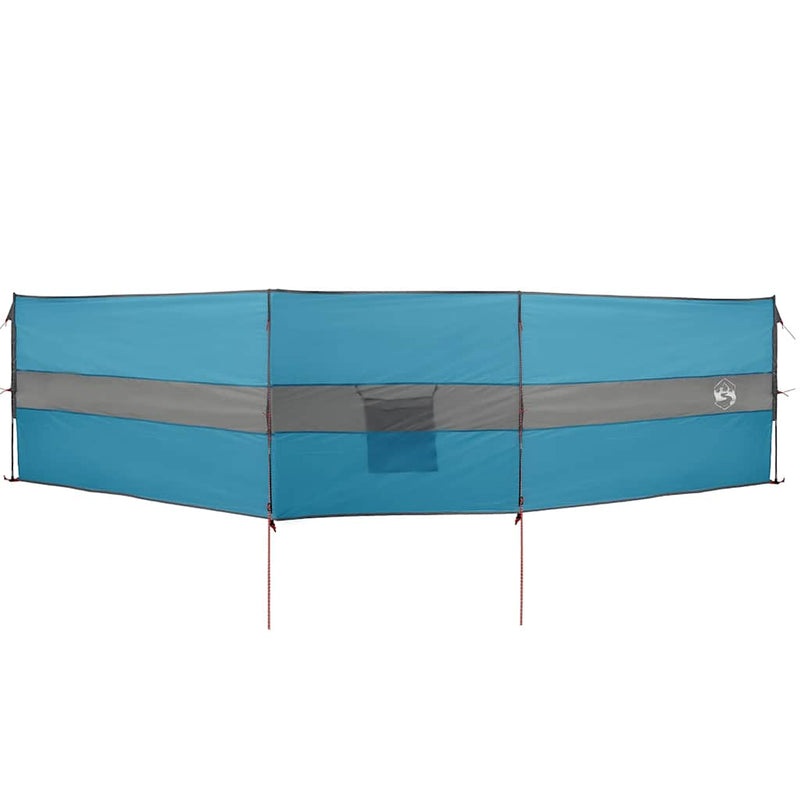 Afbeelding laden in galerijviewer, Vidaxl windscherm camping waterdicht 490x123 cm blauw
