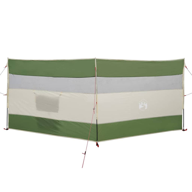 Afbeelding laden in galerijviewer, Vidaxl windscherm camping waterdicht 340x130 cm groen
