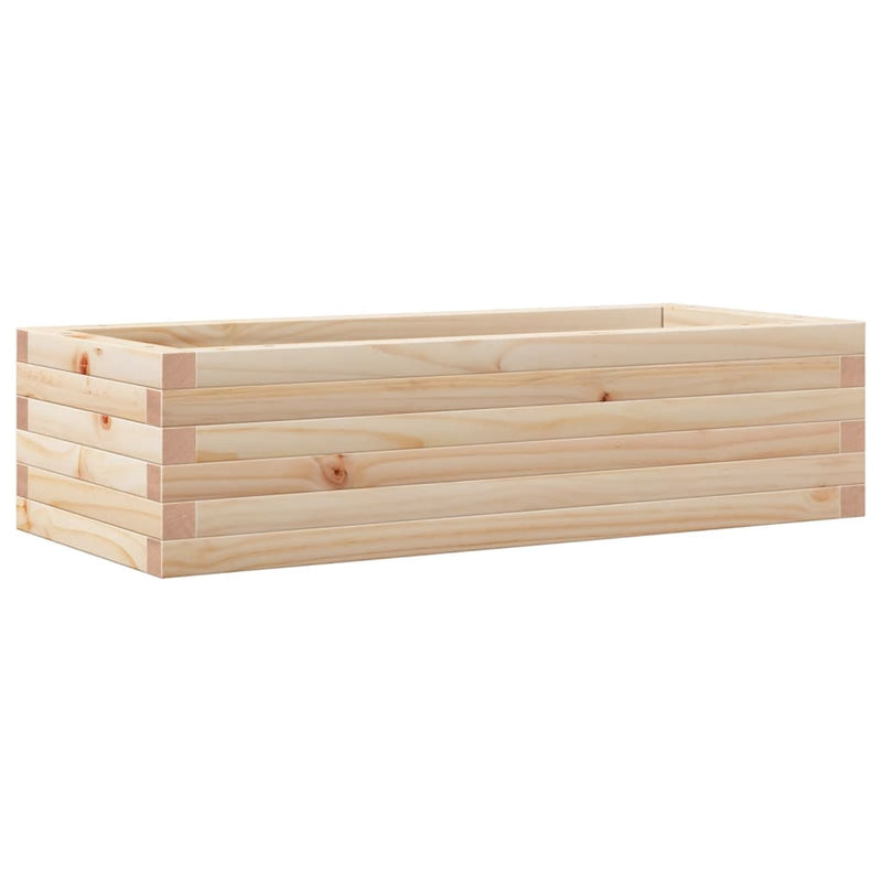 Afbeelding laden in galerijviewer, Vidaxl plantenbak 90x40x23 cm massief grenenhout
