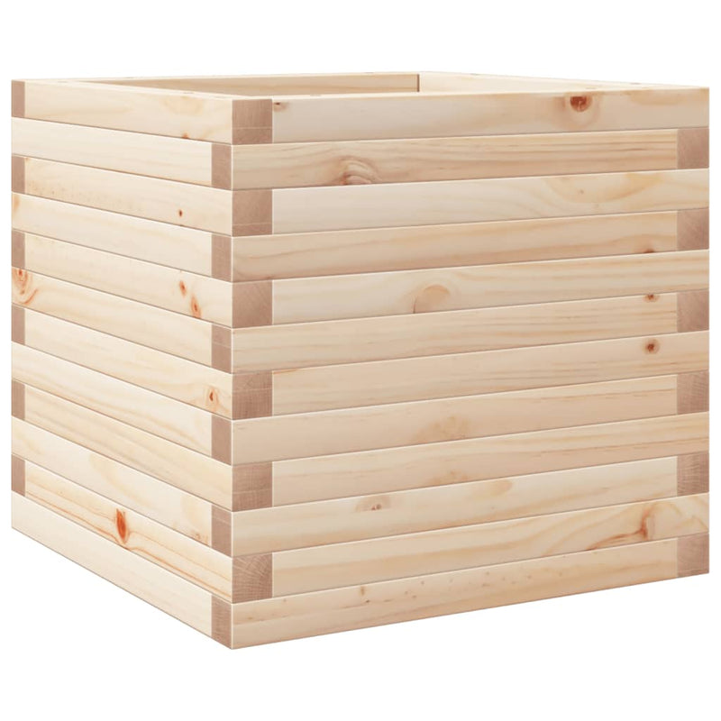 Afbeelding laden in galerijviewer, Vidaxl plantenbak 50x50x45,5 cm massief grenenhout

