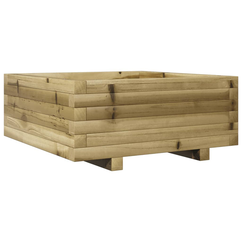 Afbeelding laden in galerijviewer, Vidaxl plantenbak 60x60x26,5 cm geïmpregneerd grenenhout
