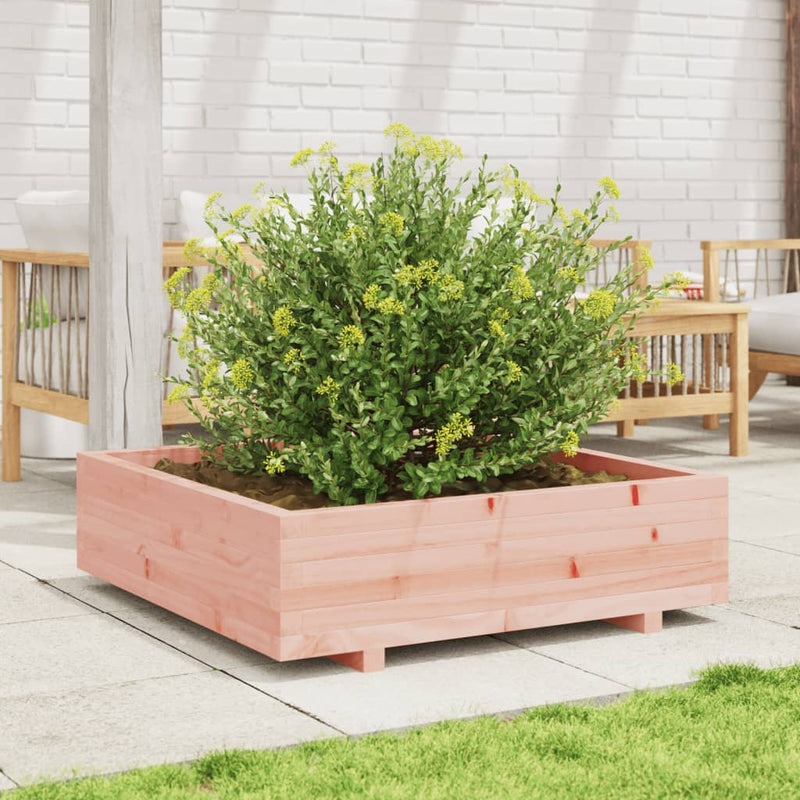 Afbeelding laden in galerijviewer, Vidaxl plantenbak 90x90x26,5 cm massief douglashout
