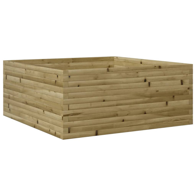 Afbeelding laden in galerijviewer, VidaXL Plantenbak 110x110x46 cm geïmpregneerd grenenhout
