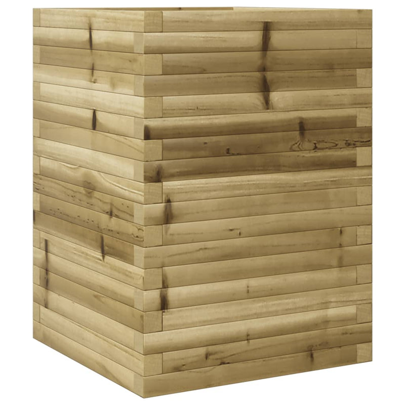 Afbeelding laden in galerijviewer, Vidaxl plantenbak 50x50x68,5 cm geïmpregneerd grenenhout
