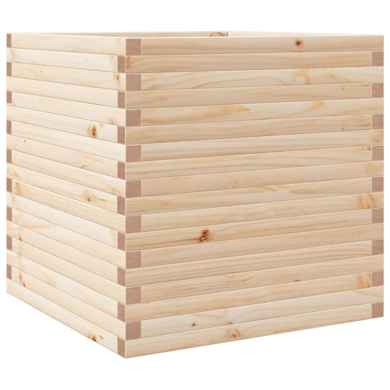 Afbeelding laden in galerijviewer, VidaXL Plantenbak 70x70x68,5 cm massief grenenhout
