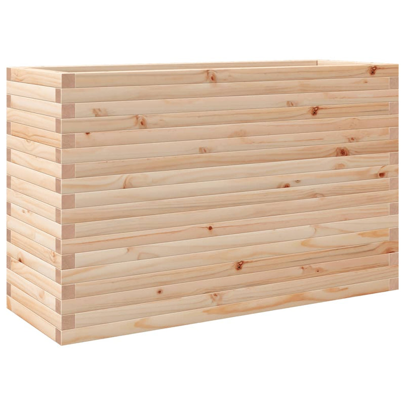 Afbeelding laden in galerijviewer, VidaXL Plantenbak 110x40x68,5 cm massief grenenhout

