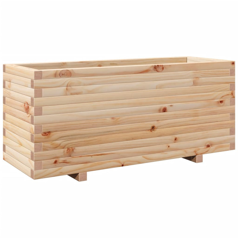 Afbeelding laden in galerijviewer, VidaXL Plantenbak 110x40x49,5 cm massief grenenhout
