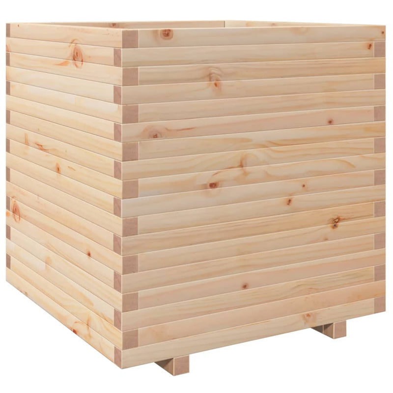 Afbeelding laden in galerijviewer, VidaXL Plantenbak 70x70x72,5 cm massief grenenhout
