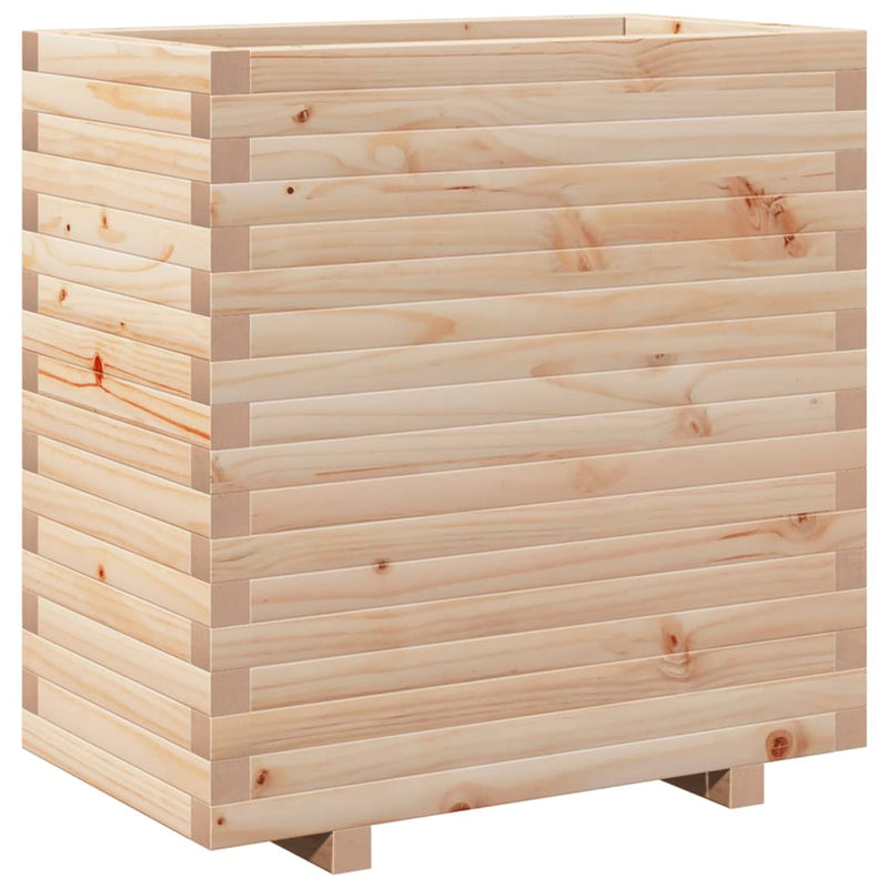 Afbeelding laden in galerijviewer, VidaXL Plantenbak 70x40x72,5 cm massief grenenhout
