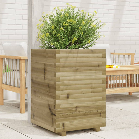 Vidaxl plantenbak 50x50x72 cm geïmpregneerd grenenhout