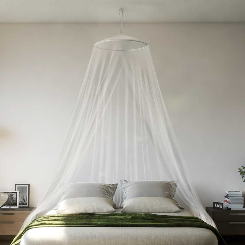 Afbeelding laden in galerijviewer, Vidaxl klamboe voor bed 220 gaas 56x56x220 cm wit
