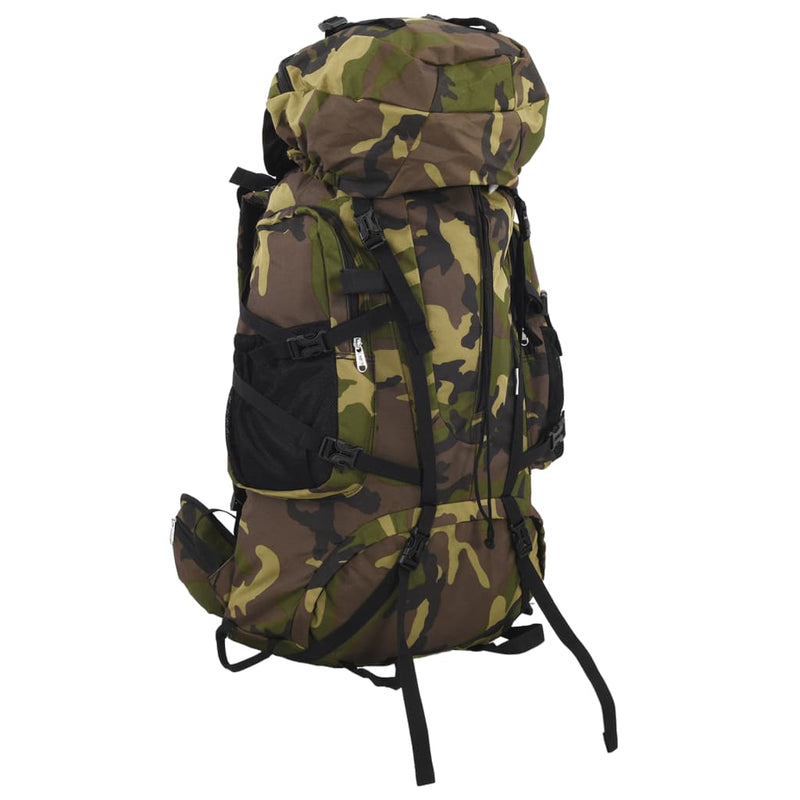 Afbeelding laden in galerijviewer, Vidaxl wandelrugzak 80 l camouflage oxford stof groen

