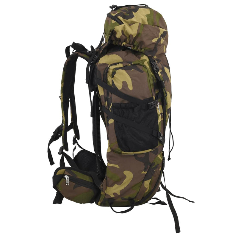 Afbeelding laden in galerijviewer, Vidaxl wandelrugzak 100 l camouflage oxford stof groen
