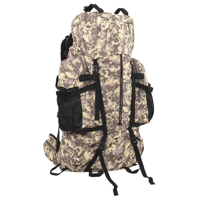 Afbeelding laden in galerijviewer, Vidaxl wandelrugzak 100 l camouflage oxford stof camelbruin
