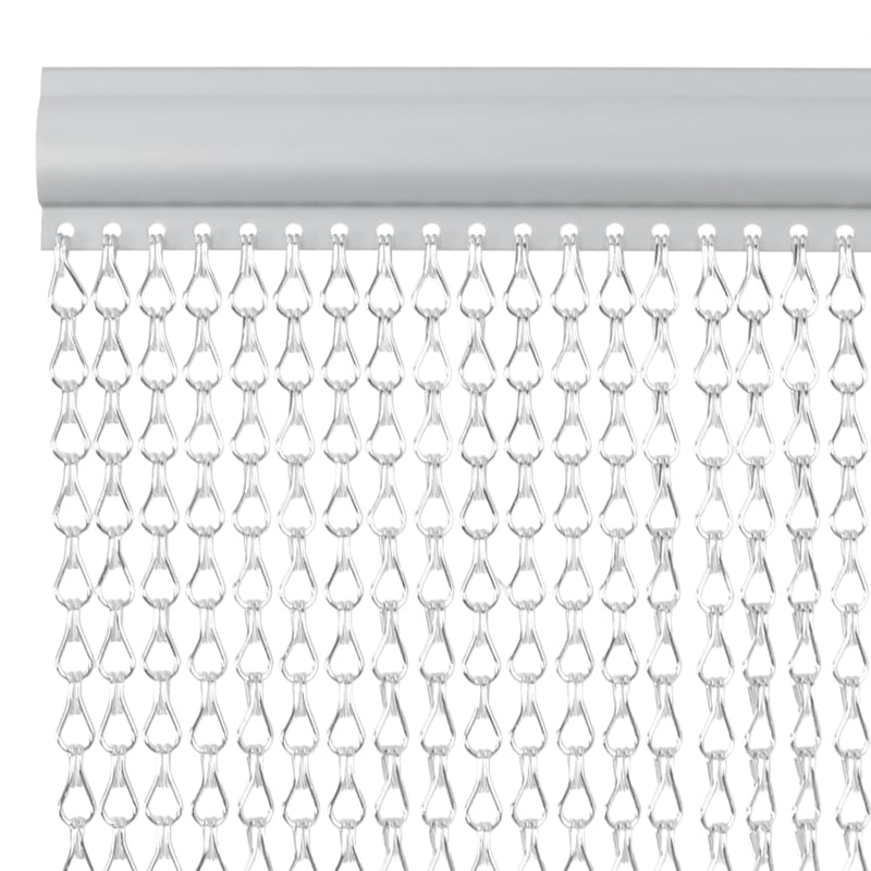 Afbeelding laden in galerijviewer, Vidaxl vliegengordijn kettingen 100x212 cm aluminium
