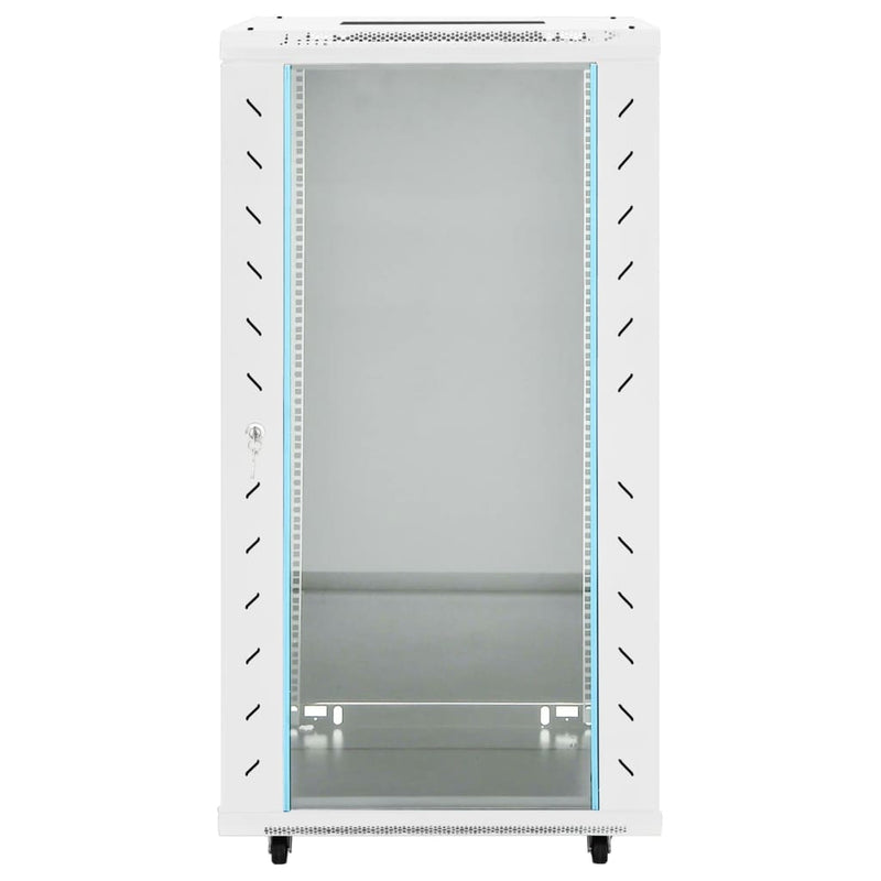 Afbeelding laden in galerijviewer, VidaXL Netwerkkast met draaiwieltjes 22U 19 IP20 60x60x120 cm
