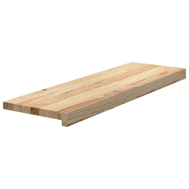 Afbeelding laden in galerijviewer, Vidaxl traptreden 4 st 80x25x2 cm onbehandeld massief eikenhout
