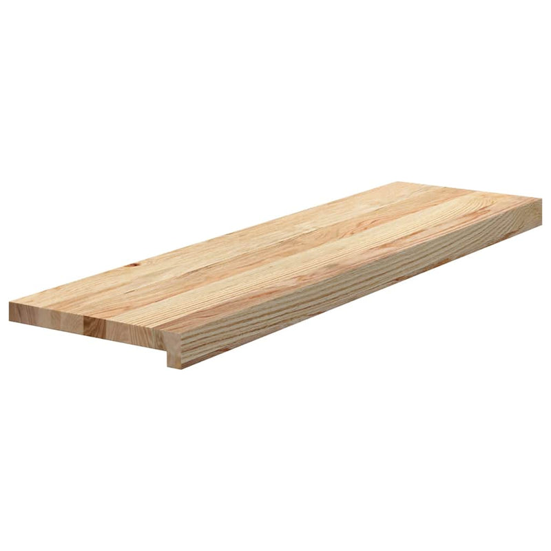 Afbeelding laden in galerijviewer, Vidaxl traptreden 4 st 90x30x2 cm onbehandeld massief eikenhout
