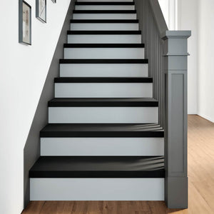 Vidaxl traptreden 4 st 80x25x2 cm massief eikenhout bruin-zwart