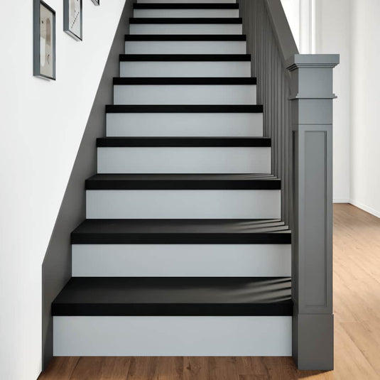 Vidaxl traptreden 4 st 80x25x2 cm massief eikenhout bruin-zwart