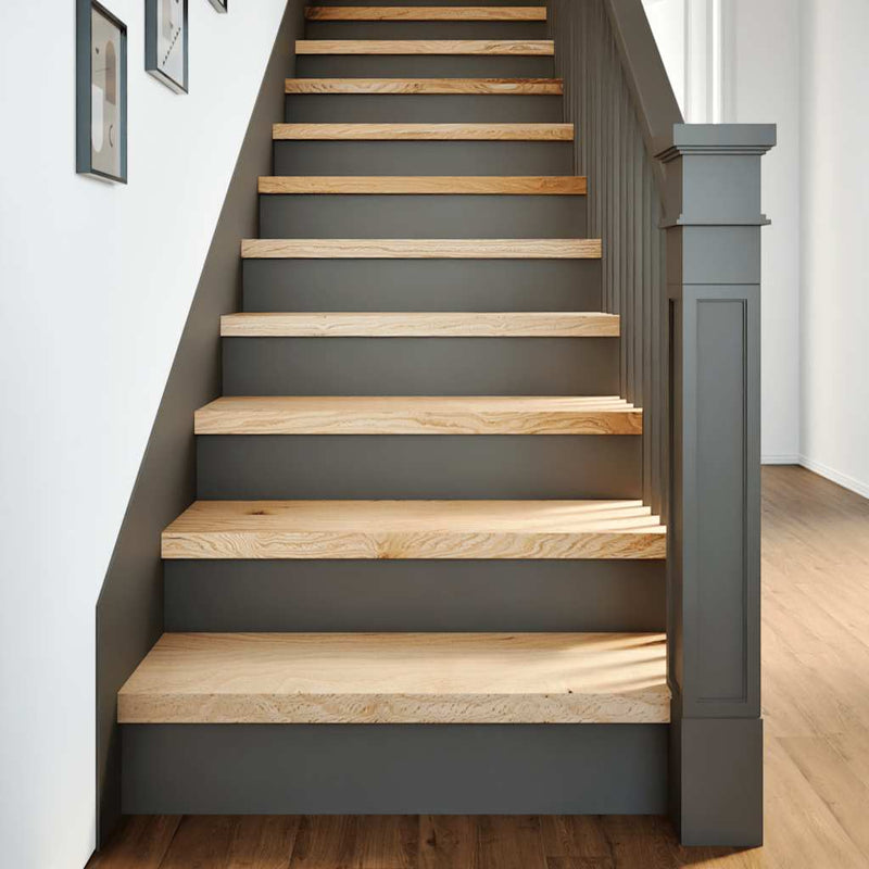 Afbeelding laden in galerijviewer, Vidaxl traptreden 2 st 70x25x2 cm onbehandeld massief eikenhout
