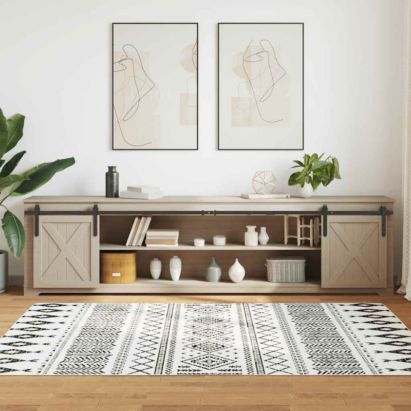 Afbeelding laden in galerijviewer, Vidaxl ophangset voor schuifdeur 244 cm koolstofstaal
