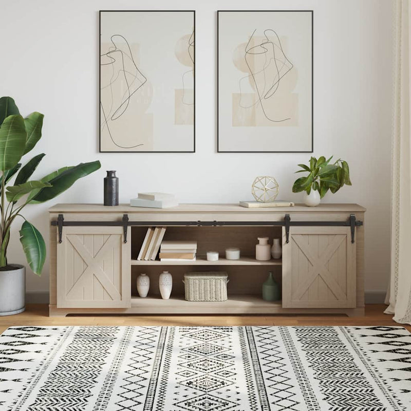 Afbeelding laden in galerijviewer, Vidaxl ophangset voor schuifdeur 183 cm koolstofstaal
