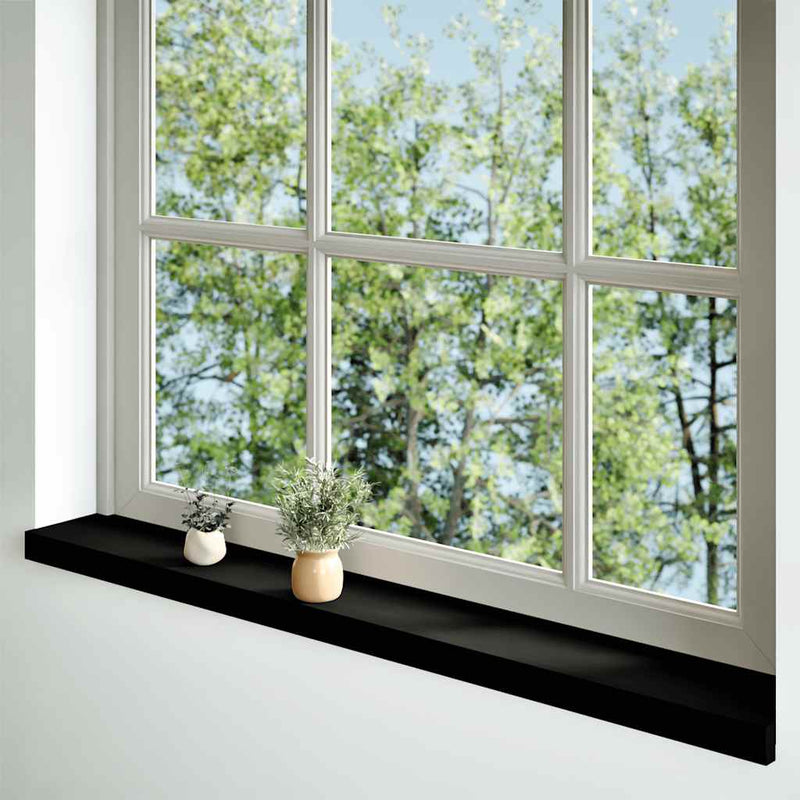 Afbeelding laden in galerijviewer, Vidaxl vensterbanken 2 st 120x15x2 cm massief eikenhout donkerbruin
