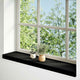 Vidaxl vensterbanken 2 st 80x20x2 cm massief eikenhout bruin-zwart