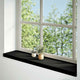 Vidaxl vensterbanken 2 st 120x25x2 cm massief eikenhout bruin-zwart