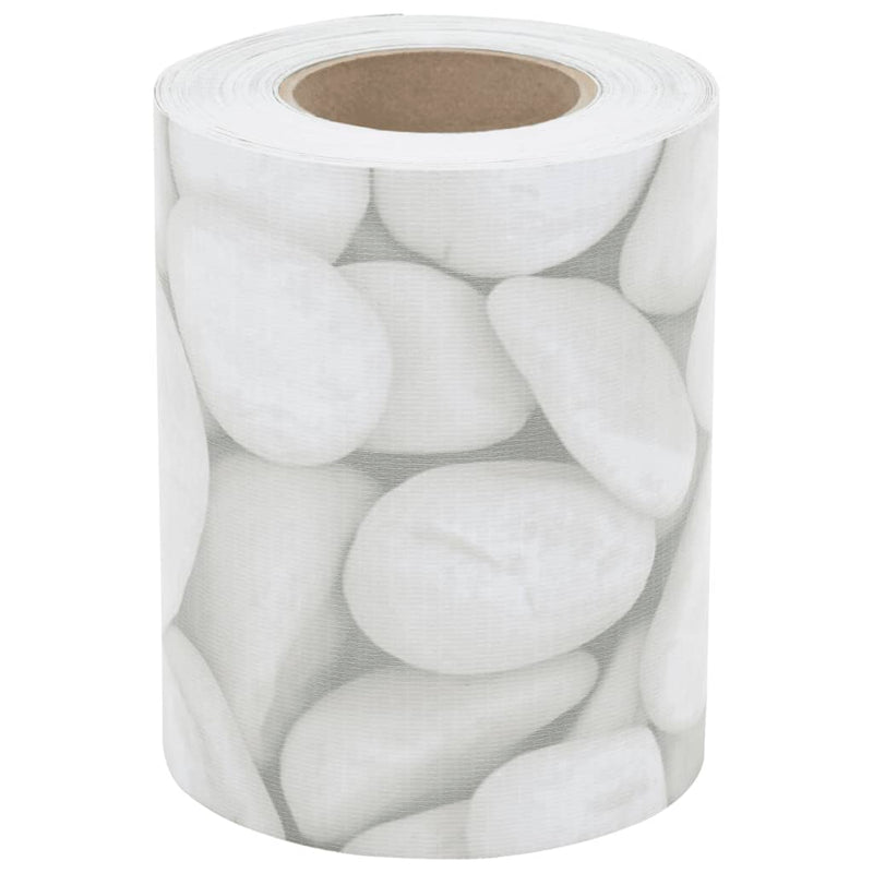 Afbeelding laden in galerijviewer, VidaXL Tuinscherm 2 st marmergrindpatroon 35x0,19 m PVC grijs
