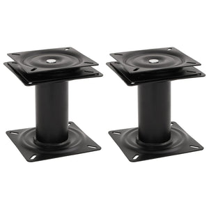 Vidaxl bootstoelpoten 2 st met 360° draaiplateau staal