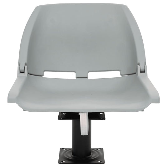 Vidaxl bootstoelen 2 st met poot 360° draaibaar