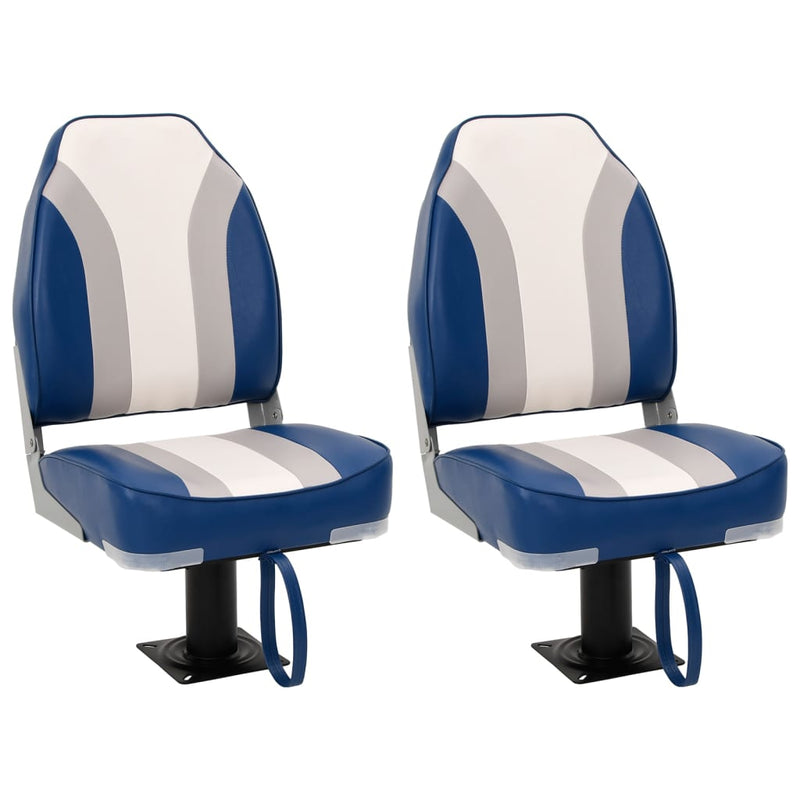Afbeelding laden in galerijviewer, Vidaxl bootstoelen 2 st met poot 360° draaibaar
