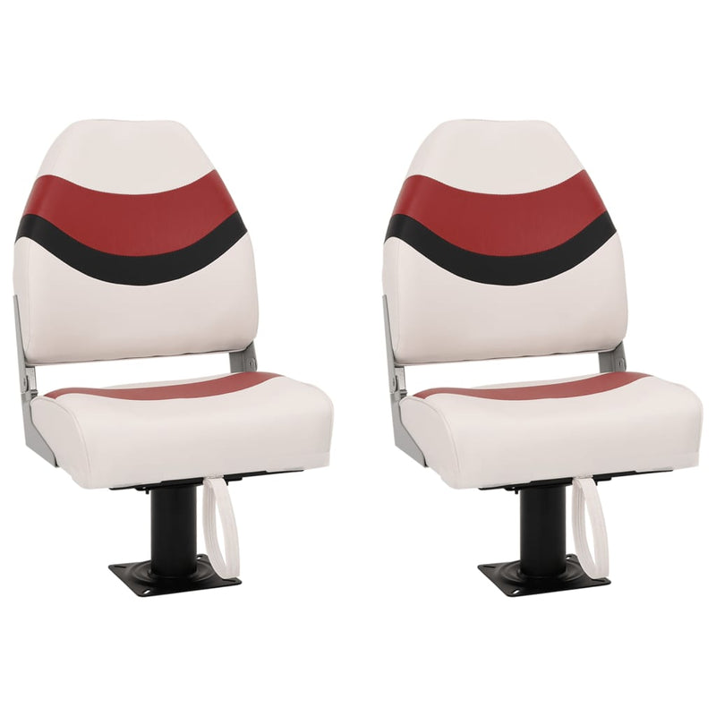 Afbeelding laden in galerijviewer, Vidaxl bootstoelen 2 st met poot 360° draaibaar
